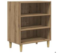 ABOTT@Buffet de Cuisine KENNETH - ENFILADE - Armoire Bas vitrine chêne artisanal 57x35x75cm - Bois d'ingénierie - 116459
