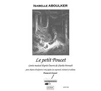 Aboulker perrault petit poucet conte musical voice & piano book