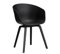 About A Chair AAC22 / AAC 22 chaise Combinaisons préférées Hay Chêne noir vernis à l'eau / Noir - 5710441347071