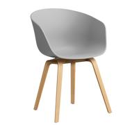 About A Chair AAC22 / AAC 22 chaise Combinaisons préférées Hay Chêne vernis à l'eau / Concrete grey 2.0 - HAY AA207 D165 AA51 01UF