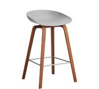 About a Stool AAS32 / AAS 32 Tabouret de bar bas NOISET FOURRÉ / CONCRETE GREY Hay OFFRE SPECIALE - HAY AB246 D165 AA51 01UF EZ