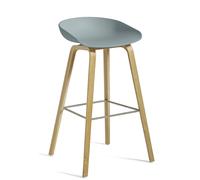 About a Stool AAS32 / AAS 32 Tabouret Haute Hay vernis à base d'eau - Dusty blue - HAY AA006 D162 AA51