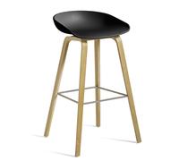 About a Stool AAS32 / AAS 32 Tabouret Haute Hay vernis à base d'eau - noir - HAY AA006 D168 AA51