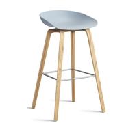 About a Stool AAS32 / AAS 32 Tabouret Haute Hay vernis à base d'eau - Slate blue - HAY AAS32 HIGH LACK SLAT BLUE