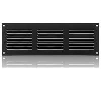 ABOUT VENT 300x100mm Grille de Ventilation en Acier Anthracite avec Moustiquaire - Grilles d'aération Métallique
