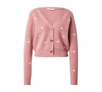 ABOUT YOU Cardigan 'Lana' rose ancienne / blanc, Taille L