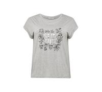 ABOUT YOU Curvy T-shirt 'Doreen' gris chiné, Taille XXXL