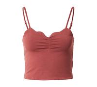 ABOUT YOU Haut 'Francesca' marron / rouge, Taille XL