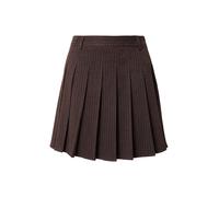 ABOUT YOU Jupe 'Ruth' brun foncé / blanc, Taille 36