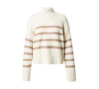 ABOUT YOU Pull-over 'Felice' crème / beige foncé, Taille XS