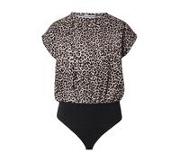 ABOUT YOU Shirtbody 'Frances' mastic / brocart / noir, Taille S