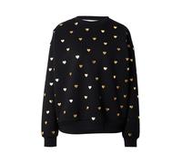 ABOUT YOU Sweat-shirt 'Silene' or / noir, Taille M