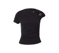 ABOUT YOU T-shirt 'Cora' or / noir, Taille M