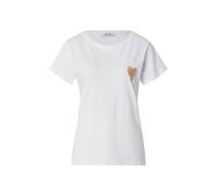 ABOUT YOU T-shirt 'Maggie' or / blanc, Taille S