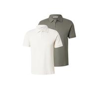 ABOUT YOU T-Shirt 'Milan' écru / taupe, Taille XL