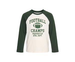 ABOUT YOU T-Shirt 'Parker' vert foncé / blanc, Taille 122-128
