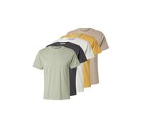 ABOUT YOU T-Shirt 'Peter' beige / jaune / anthracite / vert pastel / blanc, Taille XL