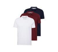 ABOUT YOU T-Shirt 'Robin' bleu marine / bordeaux / blanc, Taille L