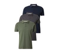 ABOUT YOU T-Shirt 'Robin' marine / gris foncé / kaki, Taille S