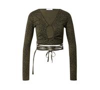 ABOUT YOU T-shirt 'Sarah' kaki / noir, Taille XL