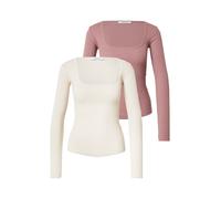 ABOUT YOU T-shirt 'Sita' gris clair / rosé, Taille M