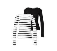 ABOUT YOU T-shirt 'Sita' noir / blanc, Taille XXL