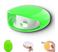 Aboutabsent Automatic Cord Reel, Horizontaln Automatic Cable Organizer, Retractable Cable Magnetic Cord Organizer, for USB, Headphone, Data Cables (Green)