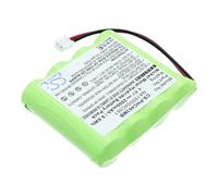 AboutBatteries Batterie Type Philips CS-PHC463MB, 4.8V, 2000mAh, Ni-MH