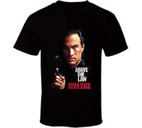 Above The Law Steven Seagal Action Movie T Shirt Mens Tee Gift from Black Black L
