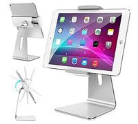 AboveTEK, élégant Support en Aluminium pour iPad Pro. Pivotant pour iPad Air/Mini kiosque POS. Deux Supports de Maintien 6"~13". Support interactif pour Tablette iOS/Android