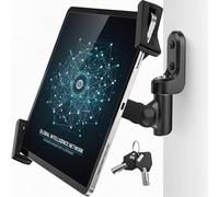 AboveTEK Monture Murale Anti-Vol pour iPad (Serrure/Clé), Support Rotatif 360° (7,9"-14,6"), Monture Kiosque Aluminium/Acier pour POS, Restaurants