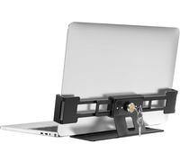 AboveTEK Station de Verrouillage pour Ordinateur Portable, Verrou Sécurité Aluminium MacBook, Anti-Vol pour Ordinateurs sans Fente 11"-17", Base Anti-Dérapante Espaces Publics-Noir