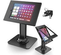 AboveTEK Support antivol pour iPad - Support de sécurité POS et Support de Tablette verrouillable - Base Robuste, pivotant à 360°, Support inclinable à 75° - Commerce de détail pour modèles d'iPad