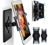 AboveTEK Support Mural Magnétique Universel pour iPad, Pince Rotative 360° pour Tablettes de 6-13", Adhérence Forte sur Surfaces Métalliques de Placard, Tableau Blanc, Frigo, Voiture