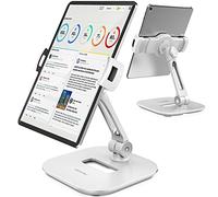 AboveTEK Support pour ipad Support Pliable pour Tablet 4-11 Support pour Tablette Noir Support pivotant à 360° pour Tablette iPad Pro Mini iPhone Kindle POS Bureau Cuisine