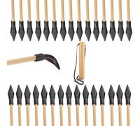 Abowllon Lot de 15 flèches de rechange avec pointe en caoutchouc pour tir à l'arc de tir à l'arc - 12 pièces