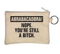 Abrabacadabra Nope You are Still A B*tch Porte-monnaie Beige