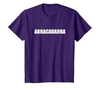 Abracadabra - Typographie de Mots drôles T-Shirt, Enfant, Violet, 2 Ans
