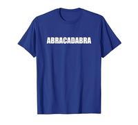 Abracadabra - Typographie de Mots drôles T-Shirt, Homme, Bleu Royal, XXL