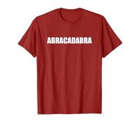 Abracadabra - Typographie de Mots drôles T-Shirt, Homme, Canneberge, S