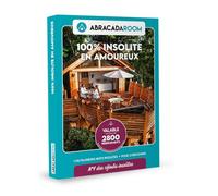 ABRACADAROOM - Coffret Cadeau - 100% Insolite en Amoureux - N°1 des séjours insolites - Disponibilité instantanée des Partenaires en Ligne