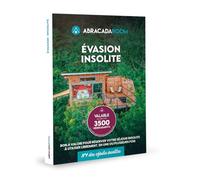 AbracadaRoom - Coffret Cadeau Évasion 100% Insolite pour 2 - France | Nuit insolite, cabane, bulle, roulotte, dôme, pour 2, plus de 2800 hébergements en France, valable 3 ans, en ligne