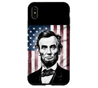 Abraham Abe Lincoln 4 Juillet Vacances USA Président Patriot Coque pour iPhone XS Max