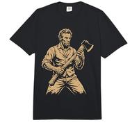 Abraham Abe Lincoln Jouant de la Guitare Comfort Colors Adult Heavyweight T-Shirt