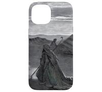 Abraham, Dieu et Deux Anges de Gustave Dore (1852) Coque pour iPhone 15