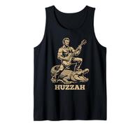 Abraham Funny Abe Lincoln Jouant de la Guitare Alligator Huzzah Débardeur