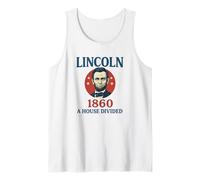 Abraham Lincoln 1860 Campagne A House Divided History Buff Débardeur