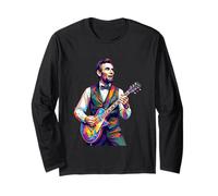 Abraham Lincoln Abe Lincoln Jouant de la Guitare Manche Longue
