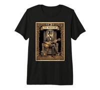 Abraham Lincoln Abe Lincoln Jouant de la Guitare The Musician T-Shirt Haut de Gamme
