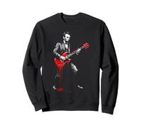 Abraham Lincoln Abe Lincoln Joue de la Guitare Drip Style Sweatshirt